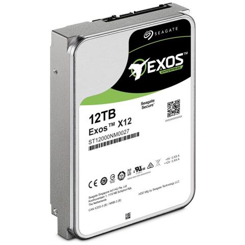 Hard Disk Interno Exos X Capacità 12TB 3.5" Interfaccia SAS 12 Gb / s Buffer 256MB 7200 rpm - Foto 1