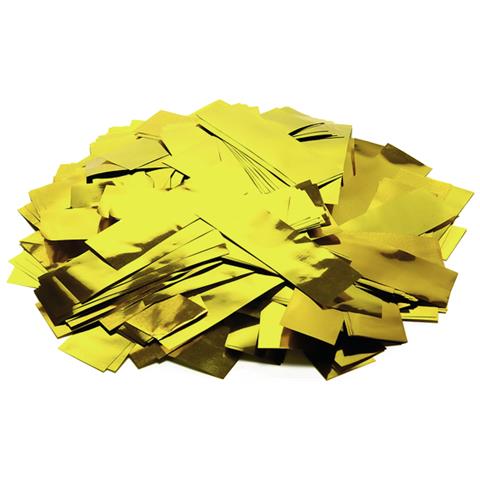 Metallic Confetti Rectangular 55x18mm, Gold, 1kg - Foto 1