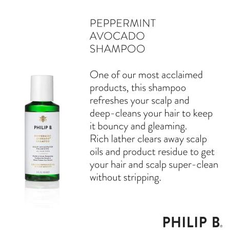 Peppermint And Avocado Volumizing Shampoo 60ml - Foto 2