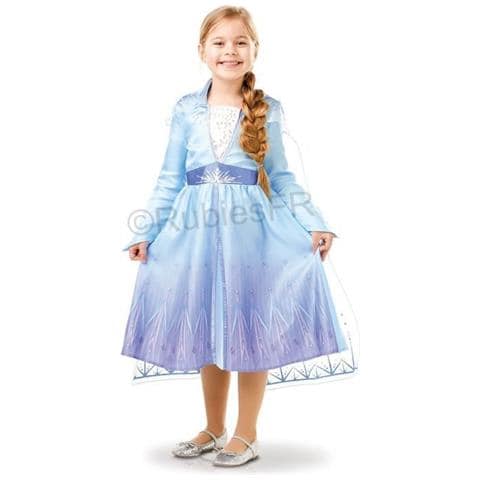 Costume Classico Elsa Frozen 2 Bambina - Taglia: 9/10 Anni (129/140 Cm) - Foto 4
