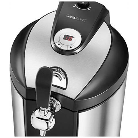 Bz 3740 - Impianto Per Birra Per Tutti I Barili Da 5 Litri, Display A Led Per Un Comodo Controllo Della Temperatura / raffreddamento Di 2°c-12°c, Alloggiamento In Acciaio Inox Di Alta Qualità - Foto 2