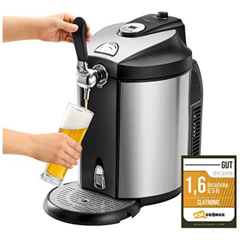 Bz 3740 - Impianto Per Birra Per Tutti I Barili Da 5 Litri, Display A Led Per Un Comodo Controllo Della Temperatura / raffreddamento Di 2°c-12°c, Alloggiamento In Acciaio Inox Di Alta Qualità - Foto 1