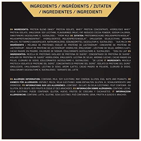 100% Whey Gold Standard, Proteine In Polvere Per Lo Sviluppo Muscolare Con Glutammina, Cioccolato Nocciola, 2.22 Kg - 2.28 Kg, 70 Porzioni, Il Packaging Potrebbe Variare - Foto 2