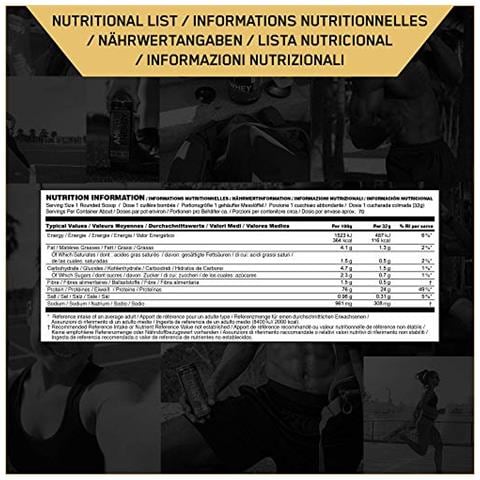 100% Whey Gold Standard, Proteine In Polvere Per Lo Sviluppo Muscolare Con Glutammina, Cioccolato Nocciola, 2.22 Kg - 2.28 Kg, 70 Porzioni, Il Packaging Potrebbe Variare - Foto 3