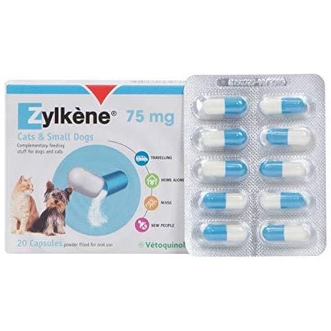 Zylkene Capsule Per Gatti E Cani Di Piccola Taglia 75 Mg 20-count - Foto 1