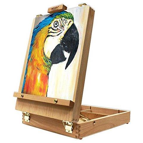 Regolabili Cavalletto Di Legno Tabella Sketch Box Cavaletti Portatile Arte Cavalletto Per Pittura E Disegno - Foto 2