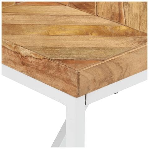 Tavolo Da Pranzo 180x90x76 Cm Legno Massello Di Acacia E Mango - Foto 2