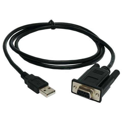 USB - RS-232 1.8m, 1,8m, USB2.0 A, 9-pin RS-232, 5 - 95%, 0 - 55 Â°C, -40 - 75 Â°C, Nero - Foto 1