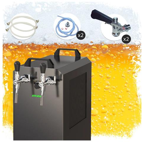 Set Completo - Spillatore Birra Con Pompa A Membrana - Stream 80k Dispenser Birra Macchina Per Birra 2-linee 90 Litri /h - Dry Cooler Keg Senza Keg 2 Senza - Foto 5