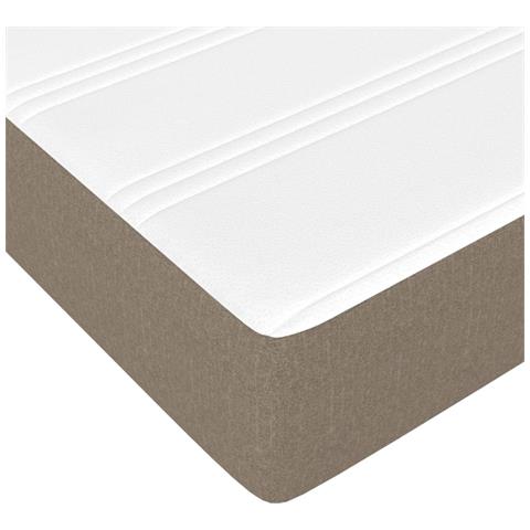 Materasso A Molle Insacchettate Grigio Tortora 160x200x20 Cm - Foto 2