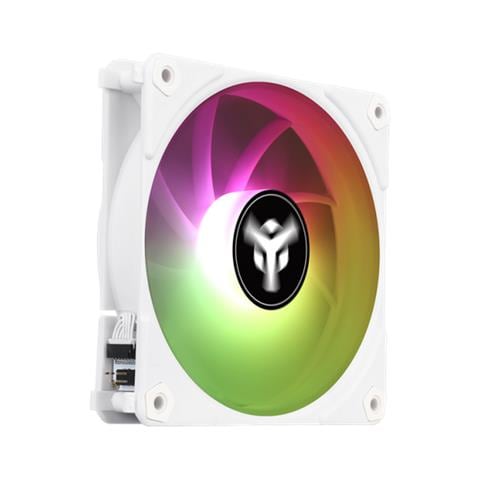 Kit 3x Ventola Per Case Uw12 White - 12cm, Argb Sync 5v 3pin, 4pin Pwm, Senza Fili - Foto 3