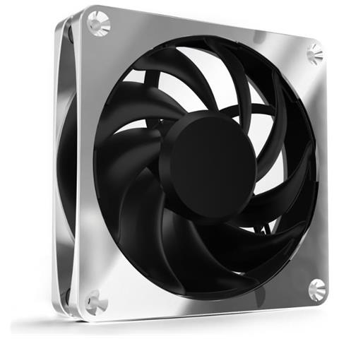 Apex Stealth Metall Case per computer Ventilatore 12 cm Cromo 1 pz - Foto 1