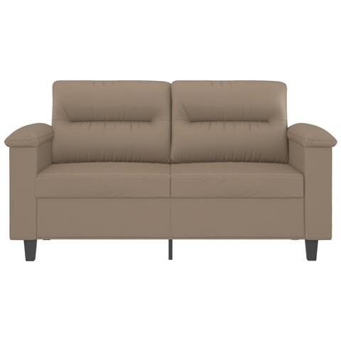 Divano A 2 Posti Cappuccino 140 Cm In Similpelle - Foto 3