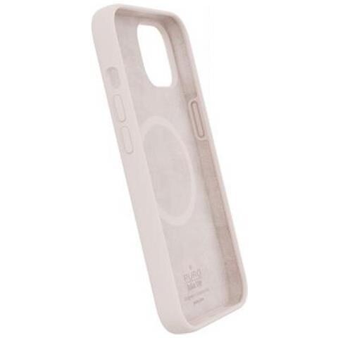Cover Icon In Silicone Per Iphone 14 Plus Compatibile Con Magsafe, Rosa - Foto 3