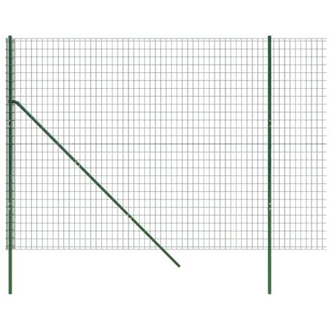 Recinzione Metallica Verde 2,2x25 M In Acciaio Zincato - Foto 3