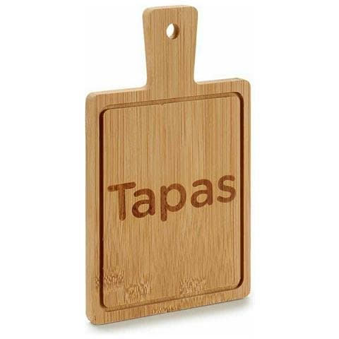 Vassoio Per Aperitivi Con Maniglia Bambù Lavagna 11 X 1 X 19,5 Cm (48 Unità) - Foto 3