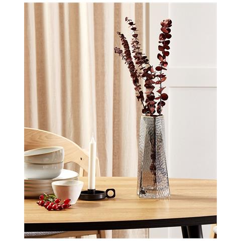 Vaso Da Fiori Lilaia Vetro 27 Cm Grigio - Foto 7