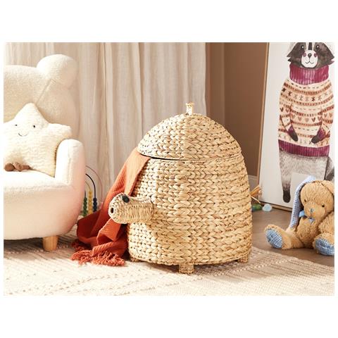 Cestino Per Bambini Tartaruga Montagu Vimini Naturale - Foto 1