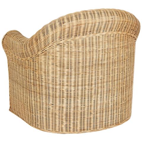 Poltrona Da Giardino Rattan Naturale Livadeia - Foto 6