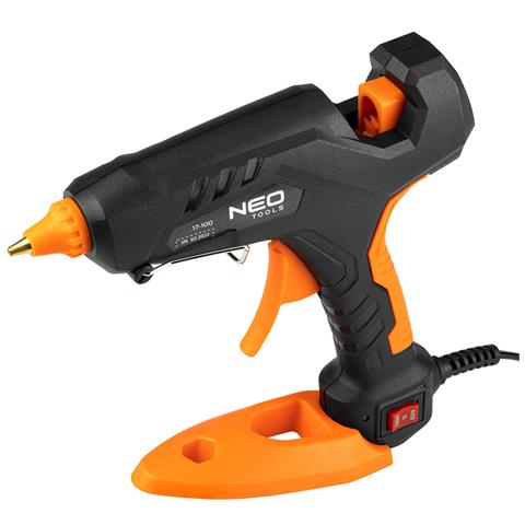 Set: Pistola Per Colla 11 Mm, 60/100 W, 12 Cartucce Di Colla, 3 Protezioni Per Le Dita, Custodia - Foto 1