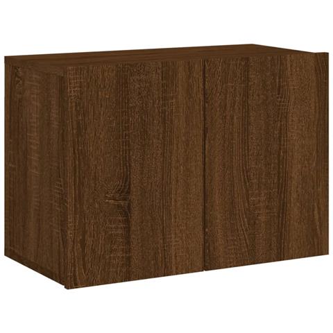 Mobile Tv A Parete Rovere Marrone 60x30x41 Cm - Foto 2