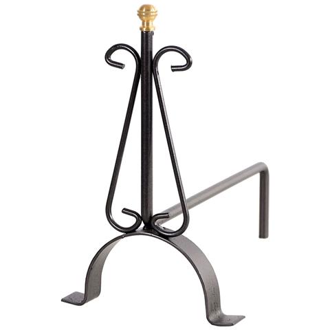 Alare In Ferro Battuto Per Camino Caminetto - Foto 1