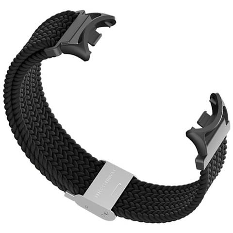 Cinturino Per Orologio In Nylon Intrecciato Per Xiaomi Mi Band 8/9 Black - Foto 3