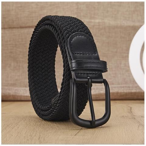 Cintura Elastica Intrecciata Senza Fori Black L - Foto 5