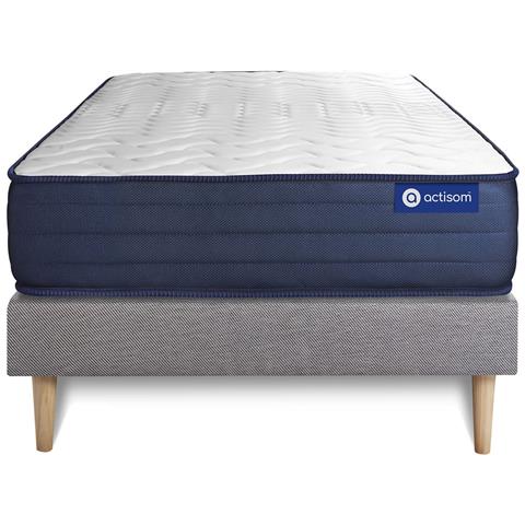 Kit Rete E Materasso Matrimoniale Actiflex Life 90x200cm - Spessore : 22cm - Molle Insacchettate E Memory Foam- Molto Rigido - Foto 1