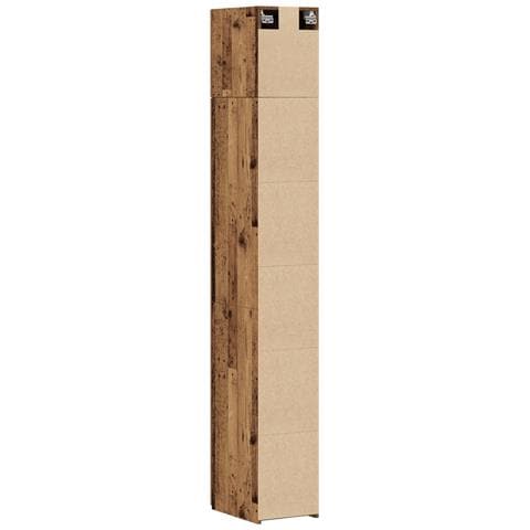 Armadio di stoccaggio snello  Legno vecchio 30x42.5x225 cm Legno ingegnerizzato, Armadio a muro  Legno vecchio 30x42.5x40 cm Legno ingegnerizzato - Foto 9
