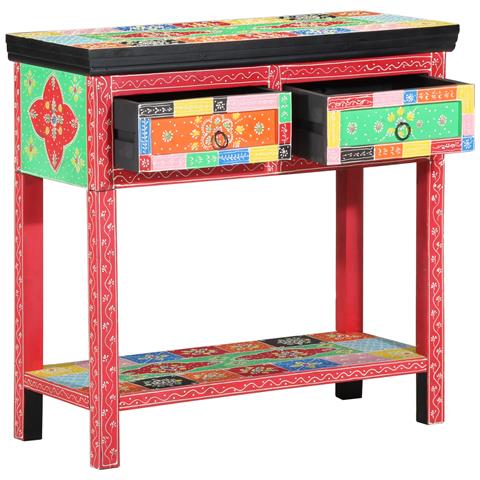 Tavolo Console con Cassetti Multicolore in Legno Compensato - Foto 1