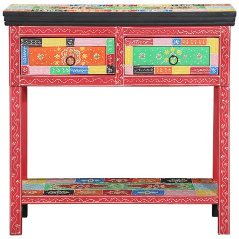 Tavolo Console con Cassetti Multicolore in Legno Compensato - Foto 2