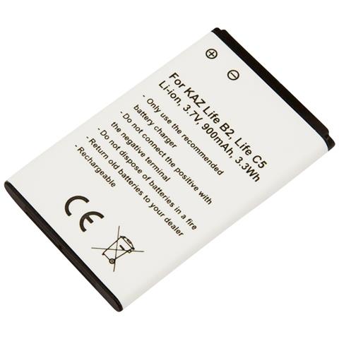 Batteria Telefono Kazam Life B2 C5 Li-ion 3.7v 900mah 3,3 Wh - Foto 1