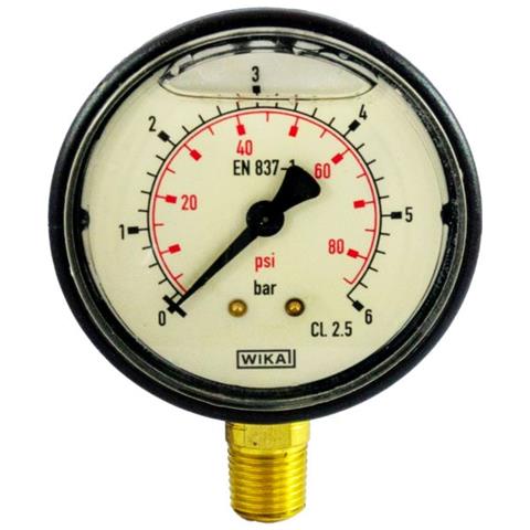 Manometro Glic. 6 Bar At.lat - Foto 1