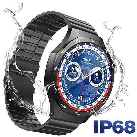 Smartwatch Bluetooth 5.3 Impermeabile Ip68 Con Monitoraggio Della Salute, Nero - Foto 5