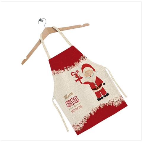 Grembiule Natalizio Festivo Con Stampa - Accessorio Da Cucina Per Le Feste - Foto 2