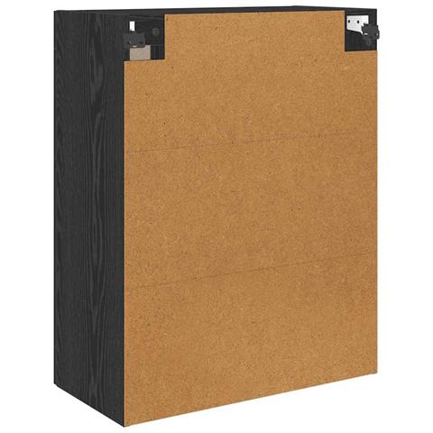 Mobile a muro 2 pcs Rovere Nero 69,5 x 34 x 90 cm - Foto 9
