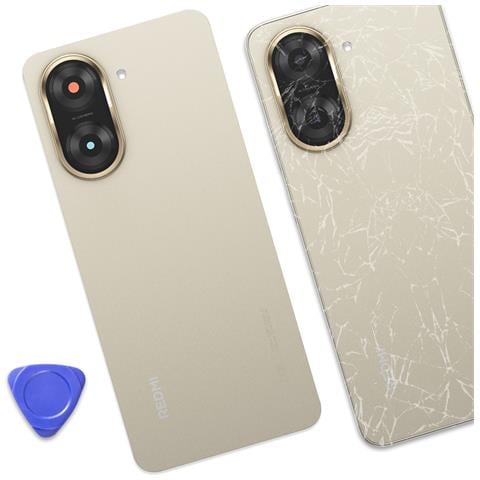 Vetro Posteriore Coperchio Batteria Redmi A5 4g Originale, Beige - Foto 2