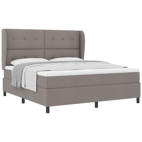 Letto a molle con materasso Talpa 180 x 200 cm Tessuto - Foto 1
