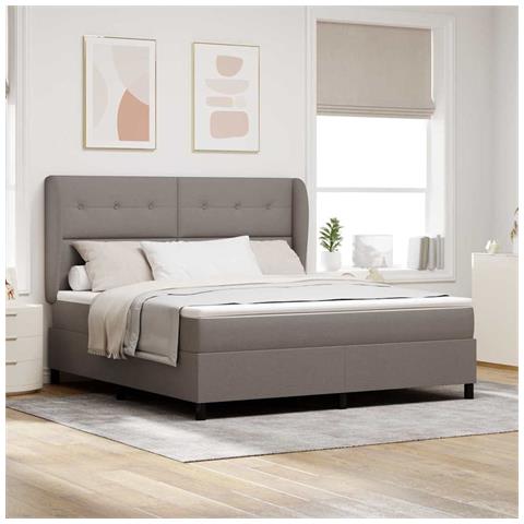 Letto a molle con materasso Talpa 180 x 200 cm Tessuto - Foto 2