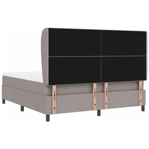 Letto a molle con materasso Talpa 180 x 200 cm Tessuto - Foto 9
