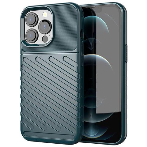 Thunder Case Flessibile, Resistente, Custodia In Tpu Per Iphone 13 Pro, Verde - Foto 1