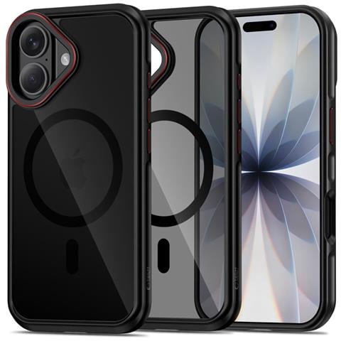 Custodia Magnetica Nera E Rossa Maghybrid Per Iphone 17 - Foto 2