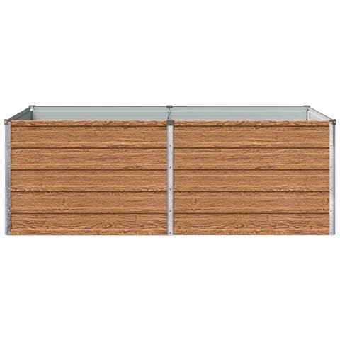 Letto rialzato da giardino Marrone legno 160 x 80 x 55 cm - Foto 2