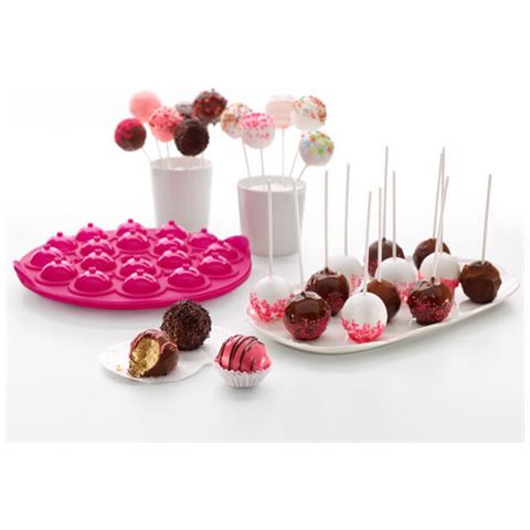 Stampo cakepops 18 cavit° rosa 25x4,3cm - Foto 2