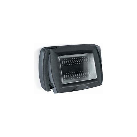 Placca Con Portello Ip55 Nero - Foto 1