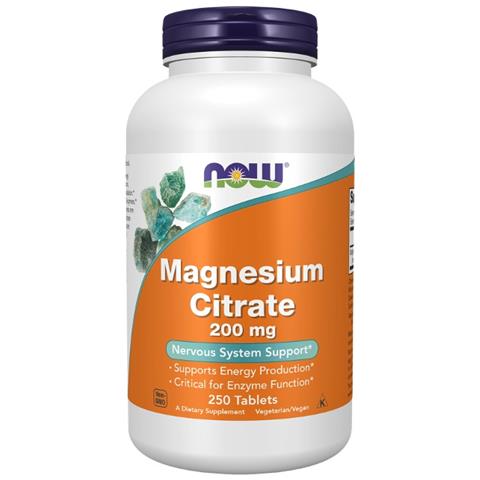 Magnesium Citrate 200mg 250 Tabs - Magnesio Citrato - Foto 2