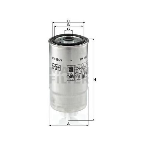 Filtrata Wk854 / 5 Carburante - Foto 1