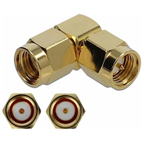Adattatore Sma Maschio A Rp-sma Maschio 90ã‚â° 10 Ghz - Foto 1