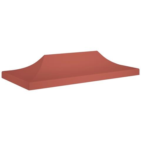 Tetto per Tendone per Feste 6x3 m Terracotta 270 g / m² - Foto 1